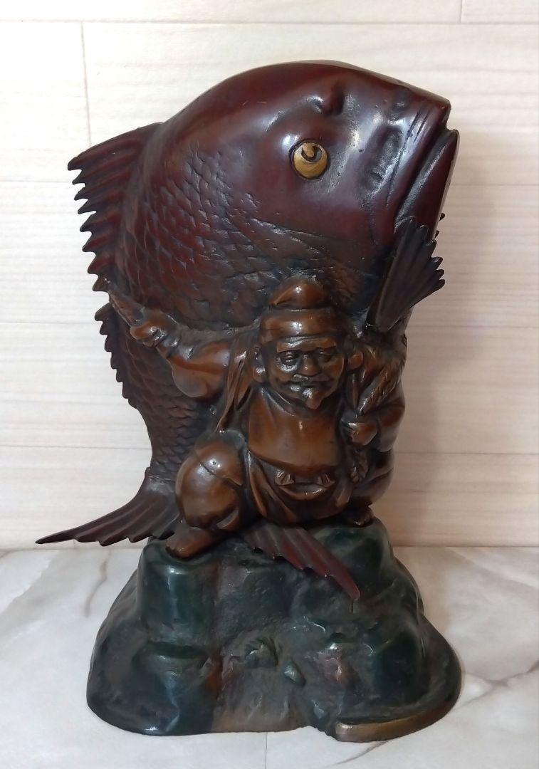 七福神　恵比寿様　アンティーク置物