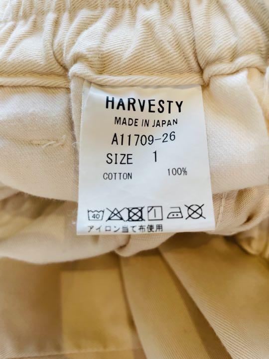 ハーベスティ HARVESTY リネンサーカスパンツ 2サイズ アイボリー