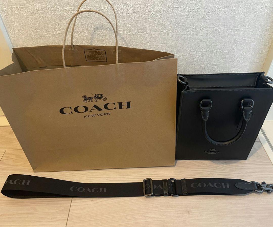 COACH メンズ トート＆ショルダーバッグ シグネチャーコンビ色 新品未使用
