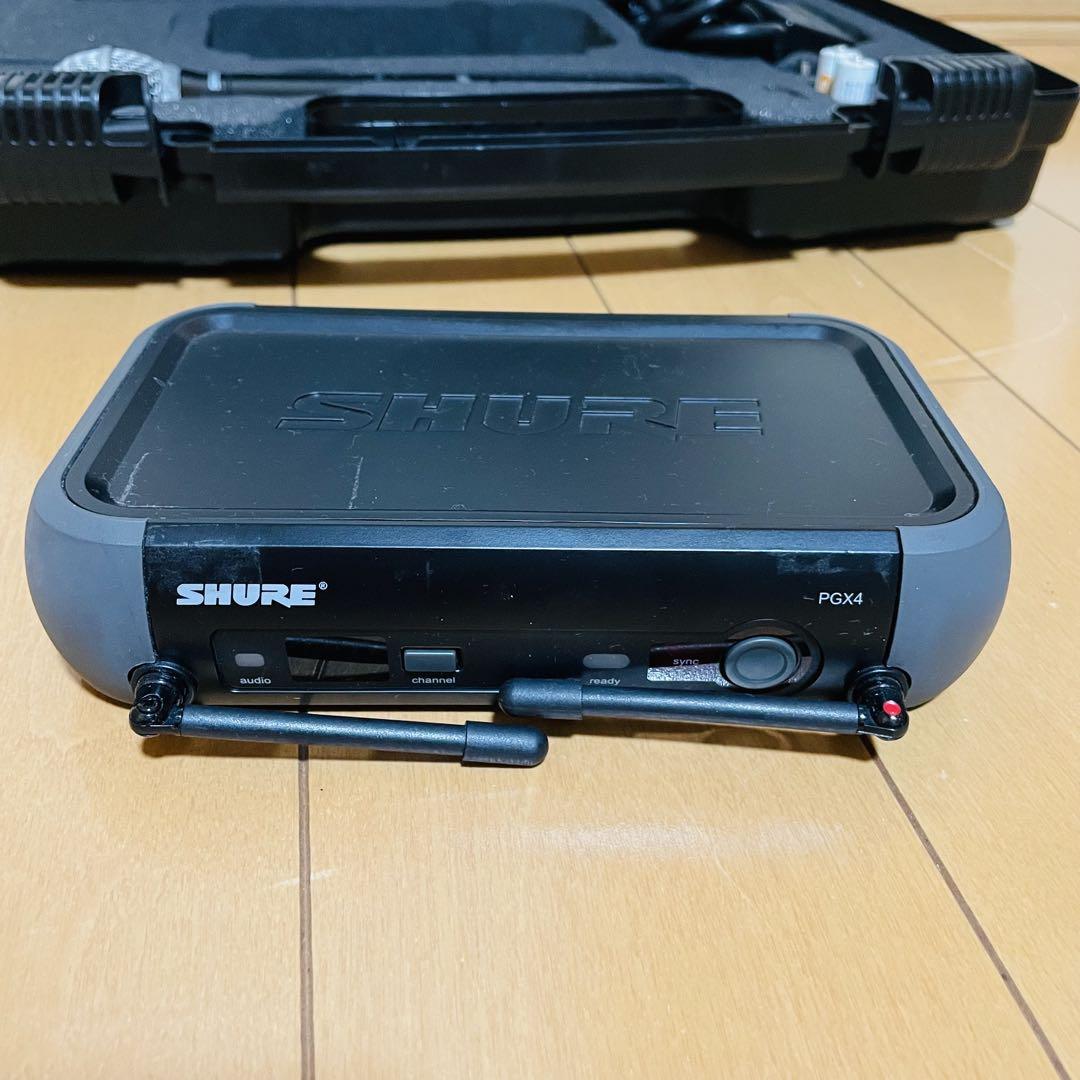【美品】SHURE ワイヤレスマイクセット PGX4
