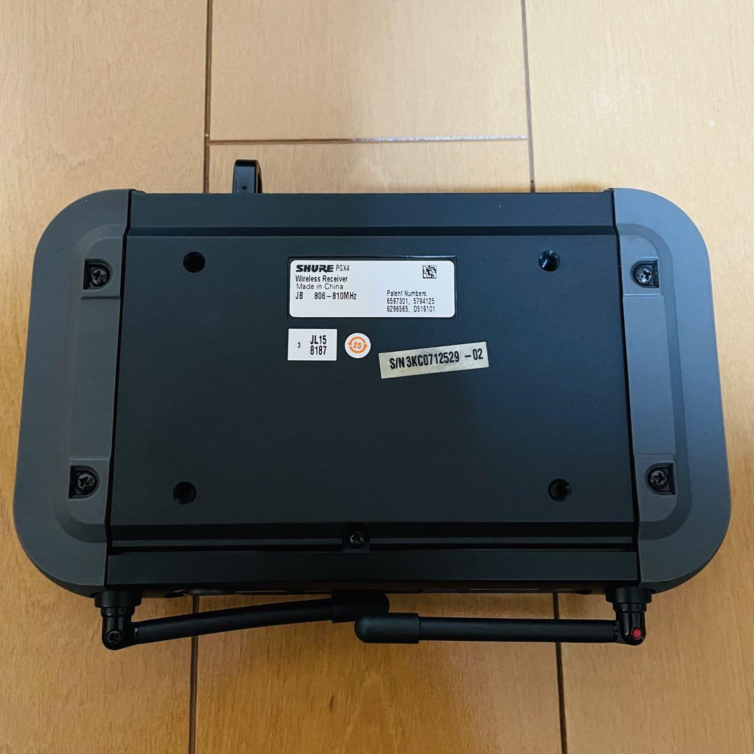 【美品】SHURE ワイヤレスマイクセット PGX4