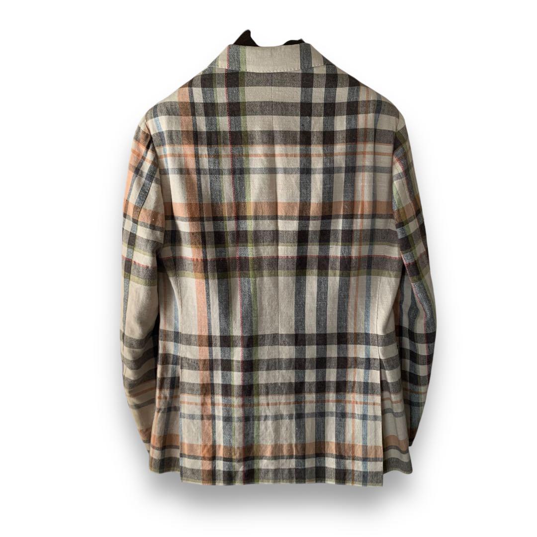 LARDINI/シルクリネンコットン/テーラードジャケット