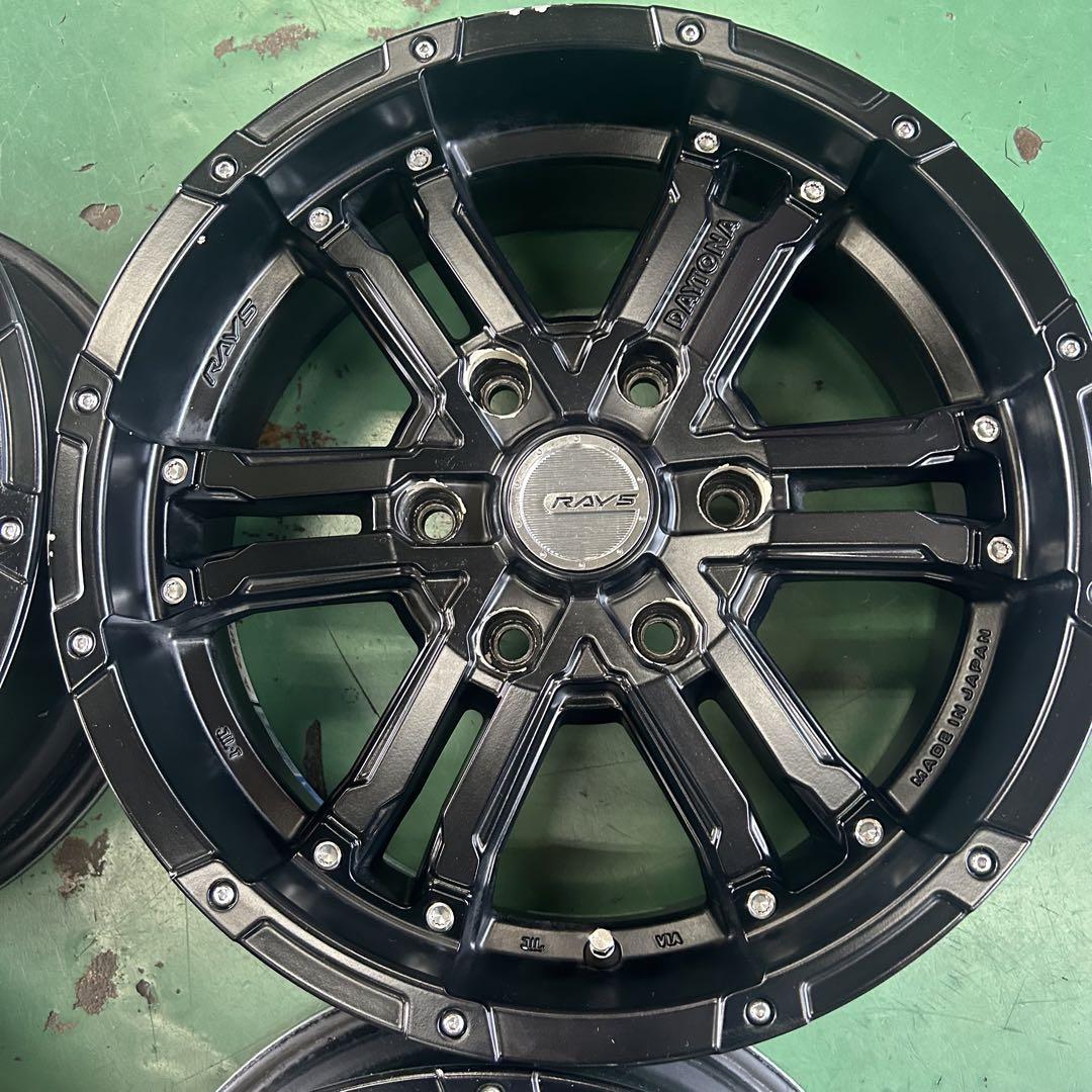 中古アルミ17X6.5 RAYS DAYTONA FDXハイエース用　4本セット