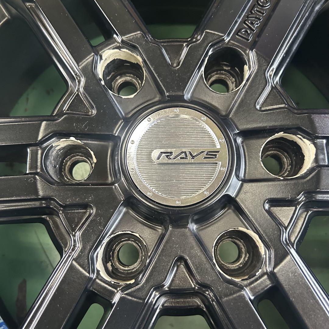 中古アルミ17X6.5 RAYS DAYTONA FDXハイエース用　4本セット
