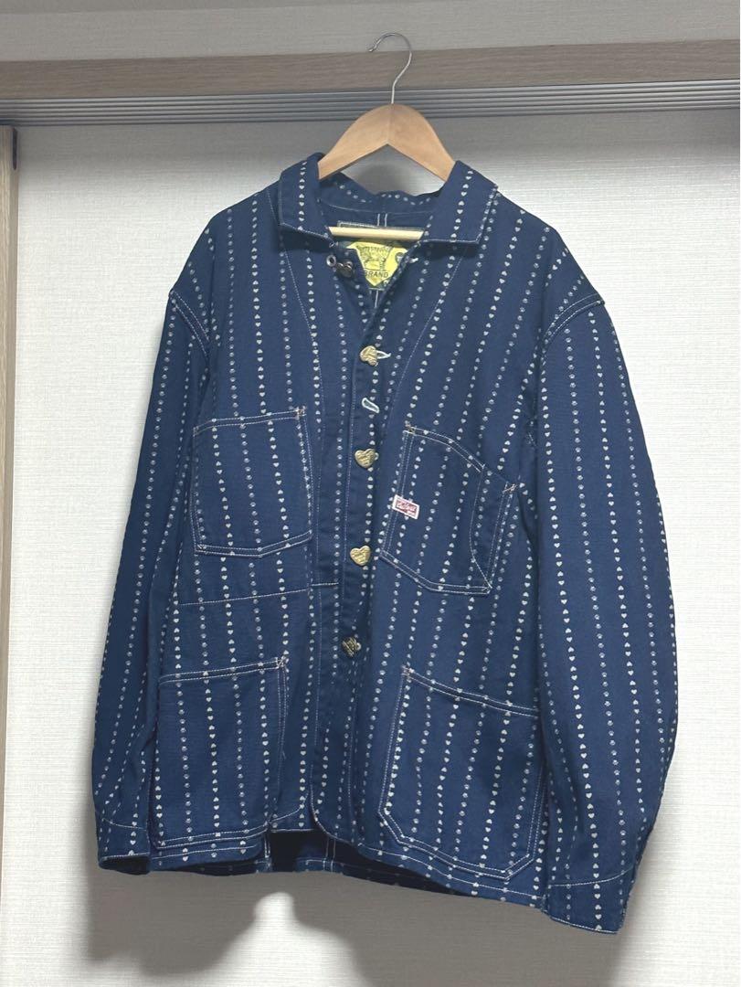 TCB jeans Cathartt Chore Coat Paw Stripe