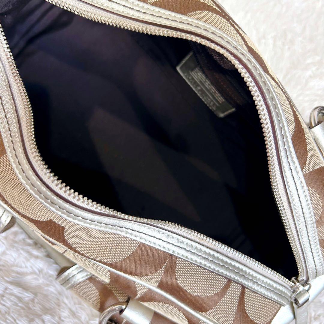 Vintage Coach Gallery Pocket Satchel Bag