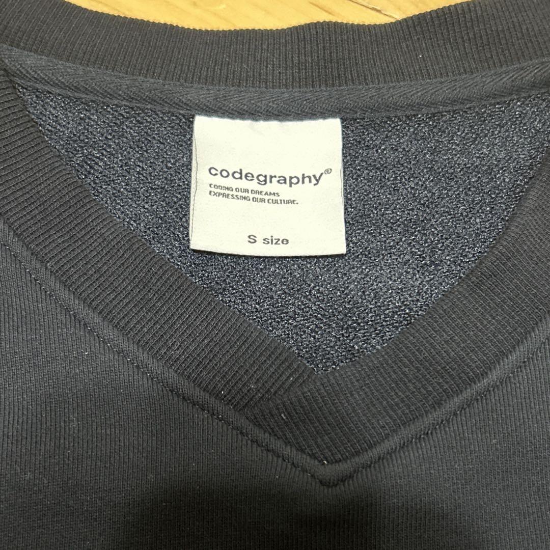 codegraphy トレーナー　sサイズ　ネイビー