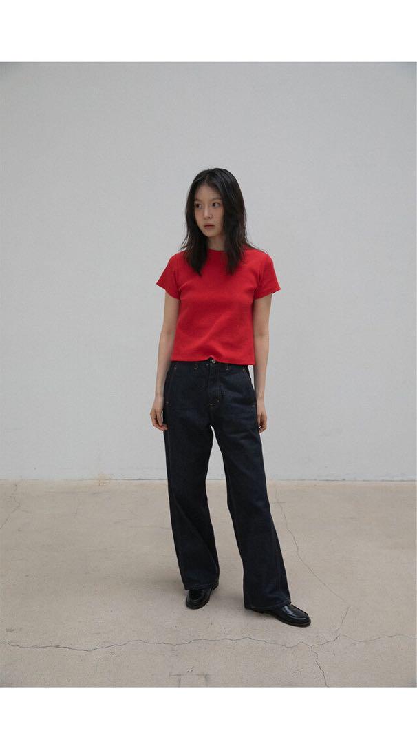 【新品未使用タグ付】OHOTORO Wide Stitch Jeans