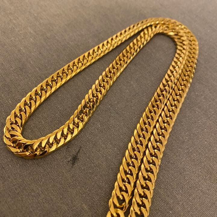 安心の実績 高価 買取 強化中 舐達麻着用 18k gp 喜平 ネックレス