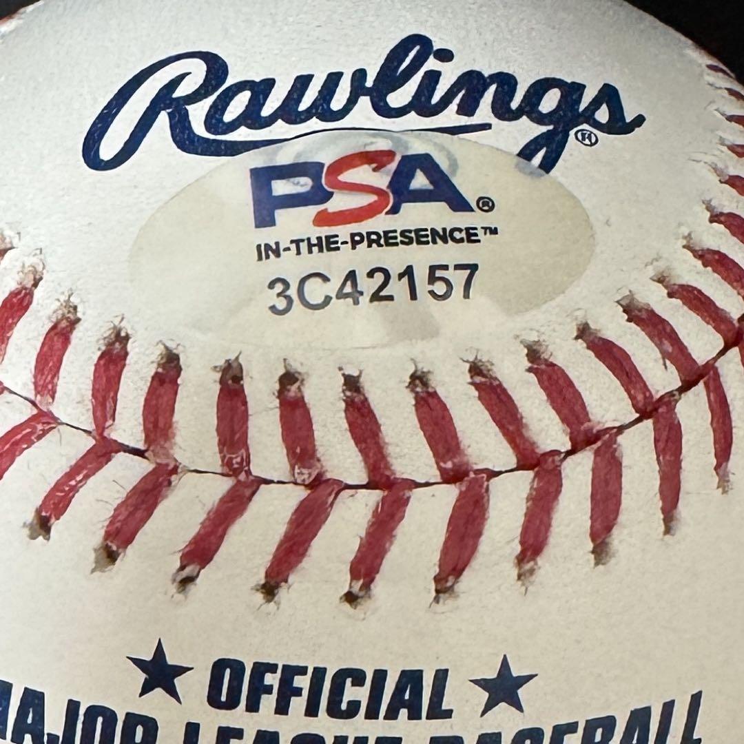 正規品！ ドジャース パヘス 直筆サイン MLB デビュー日 ボール PSA 正規品！ ドジャース パヘス 直筆サイン MLB デビュー日 ボール