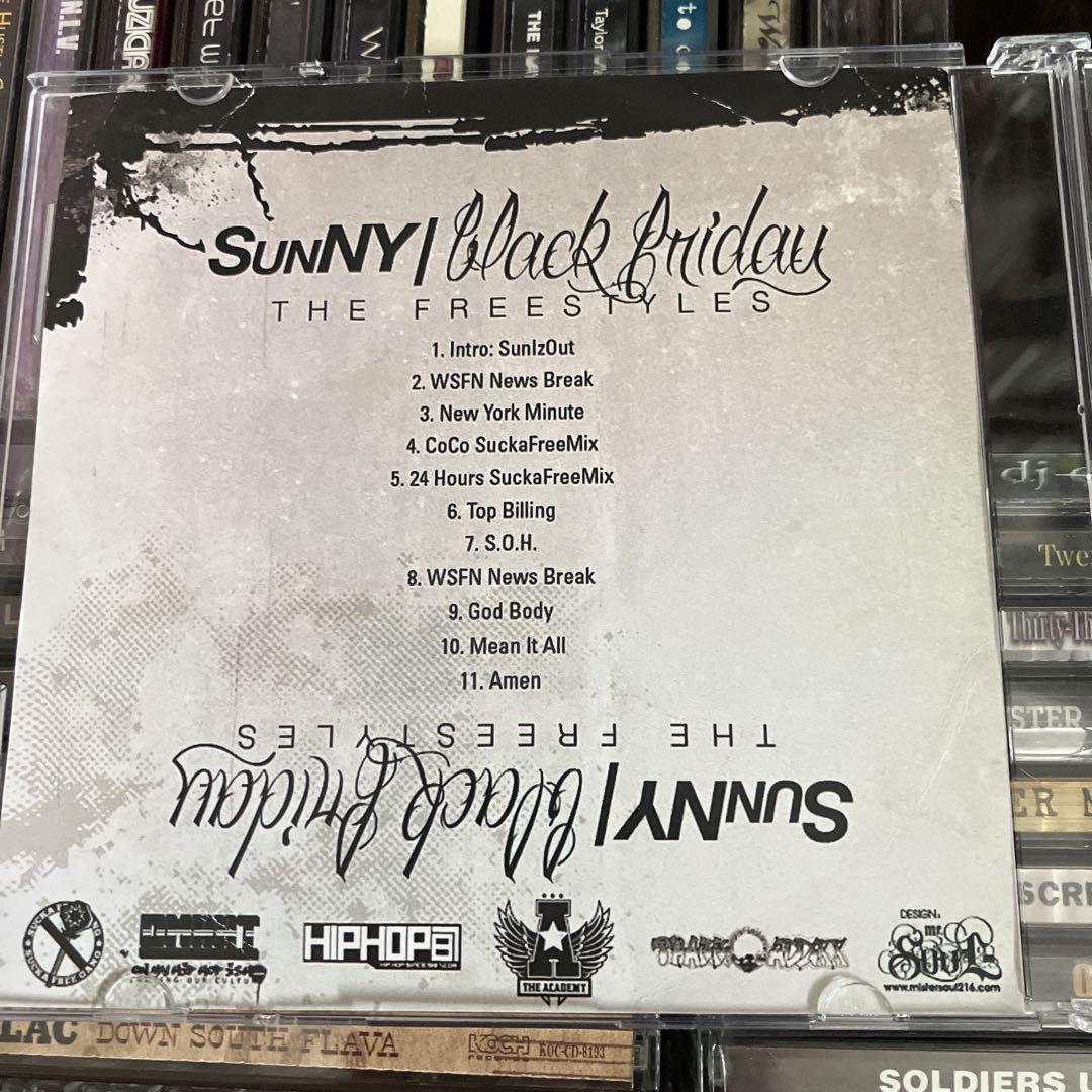洋楽 SunNY Black Friday The Freestyles G-RAP SunNY – Black Friday The Freestyles – CD (Promo, Stereo