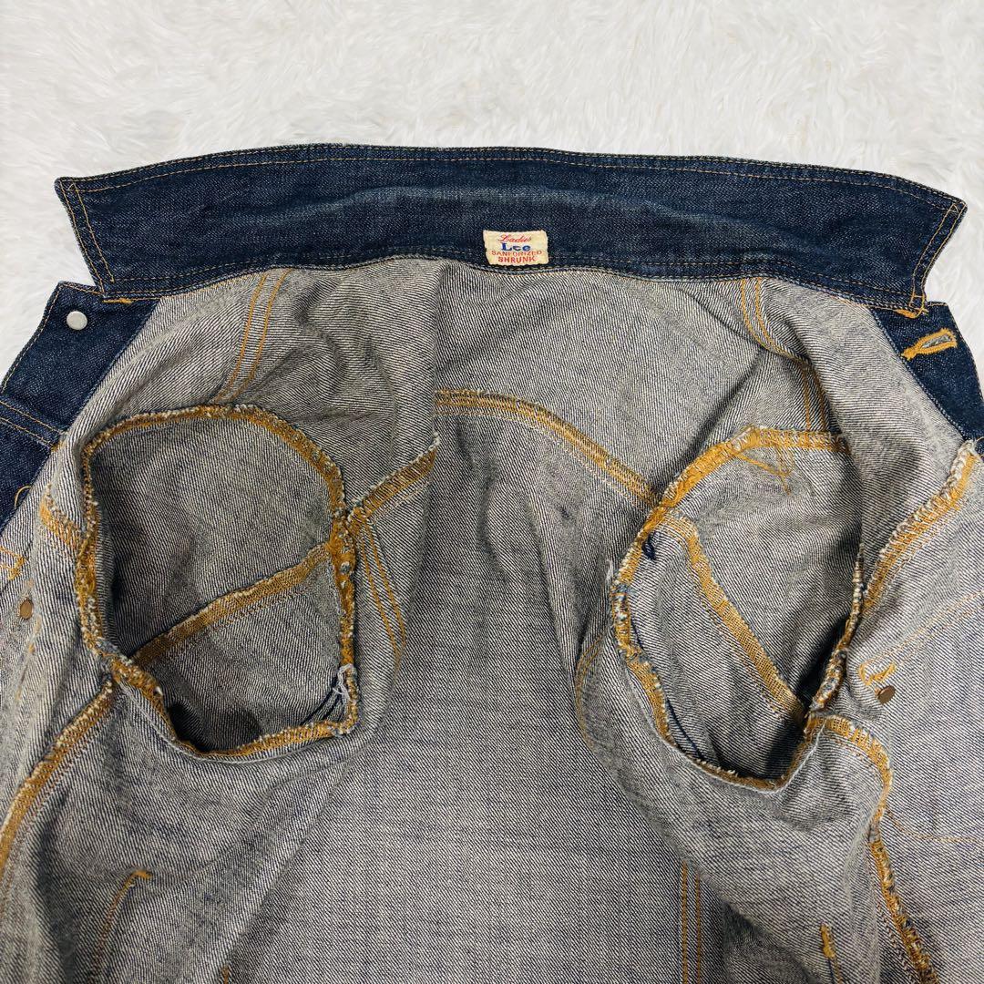 美品 Lee デニム ジャケット 白タグ 30's 復刻 2nd カウボーイ M