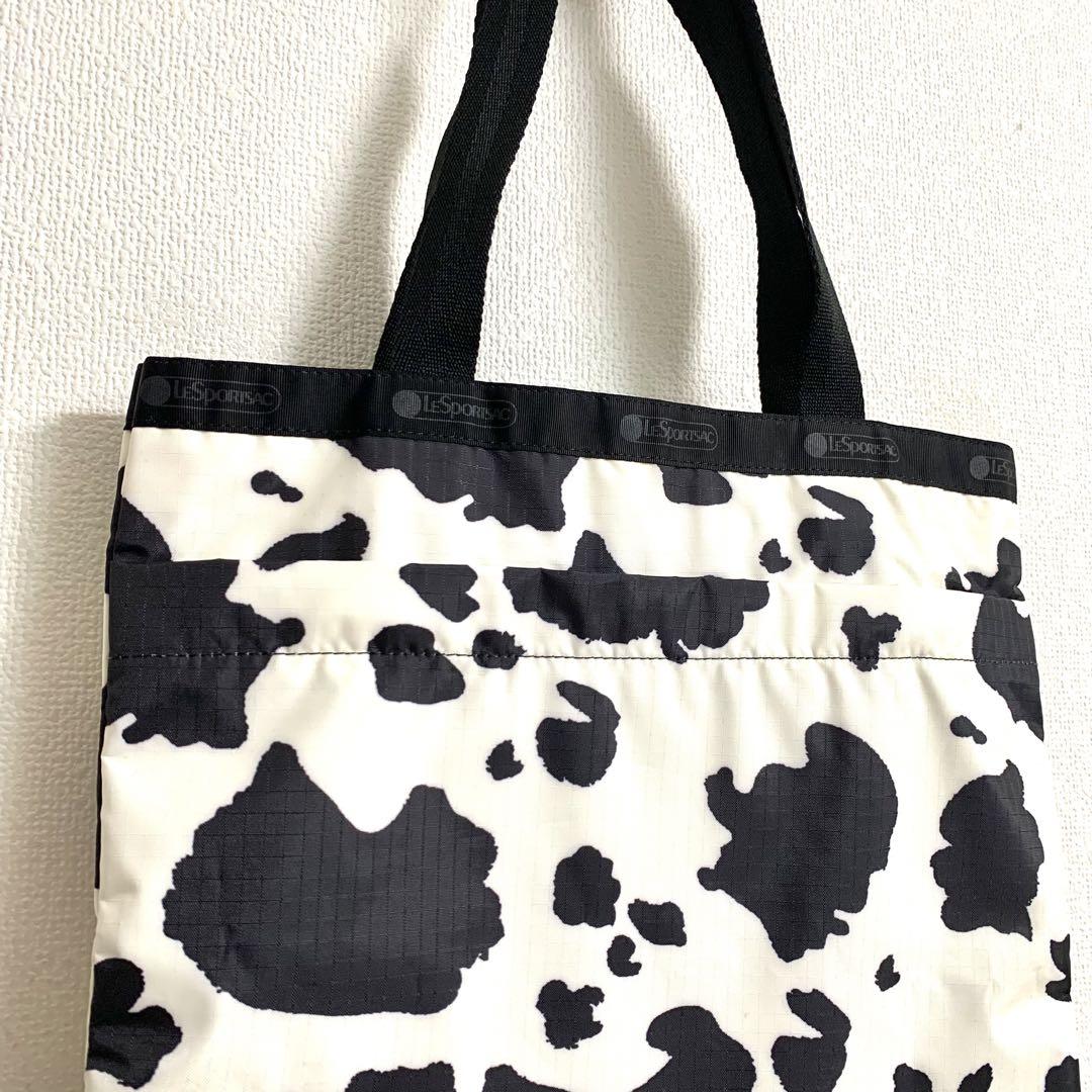 lesportsac✨EMERALD TOTEモノクロームカウ トート - メルカリ