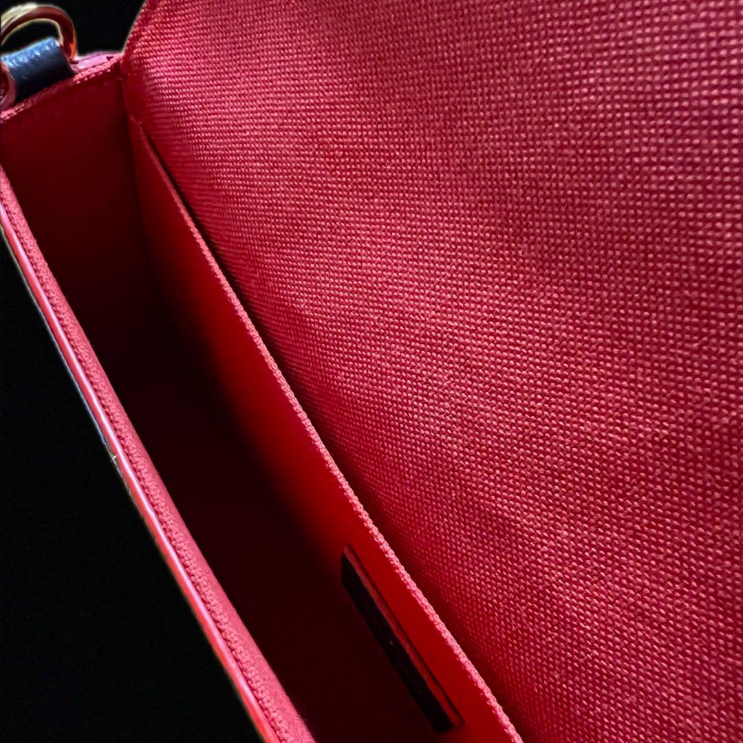 鸛 《極美品》 正規店購入 ルイヴィトン ポシェットフェリシー ネイビー