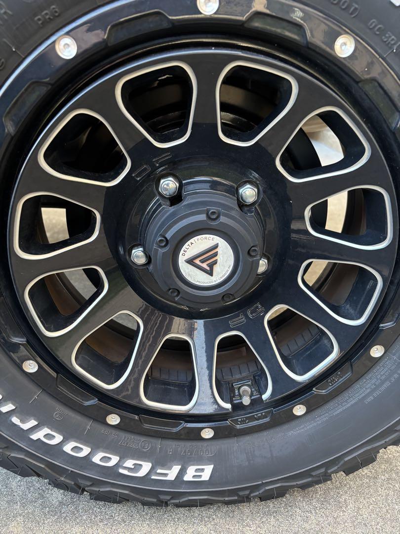 ①TIG　デルタフォースホイール&BFグッドリッチ215/70R16