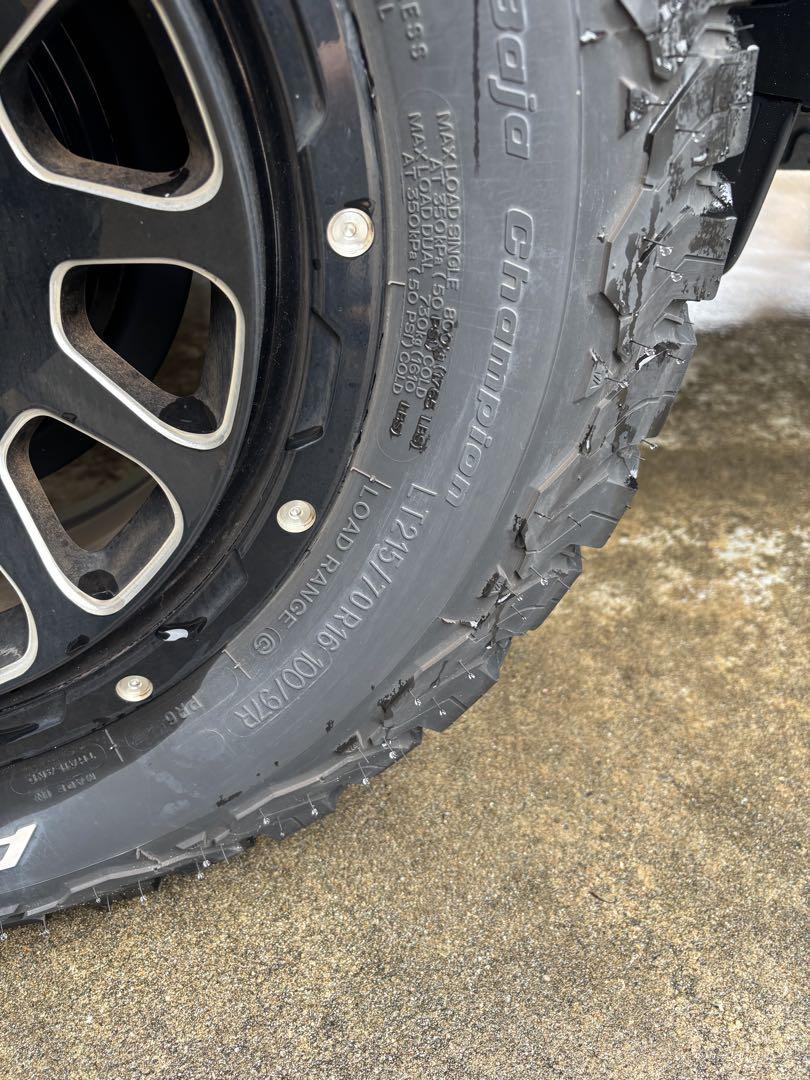 ①TIG　デルタフォースホイール&BFグッドリッチ215/70R16