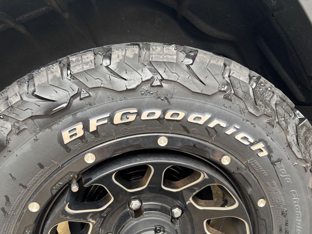 ①TIG　デルタフォースホイール&BFグッドリッチ215/70R16