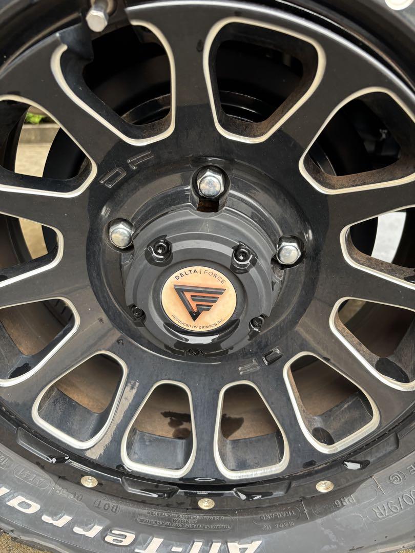 ①TIG　デルタフォースホイール&BFグッドリッチ215/70R16
