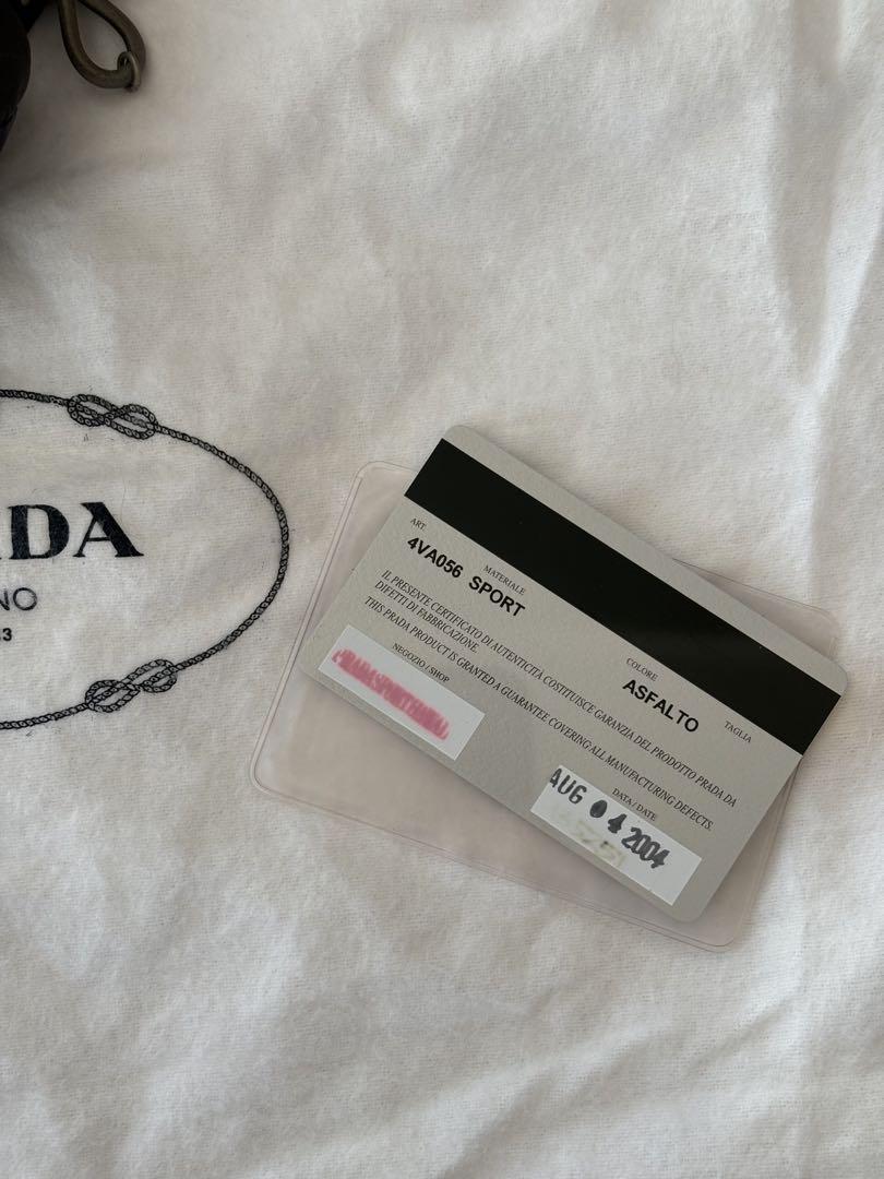 PRADA ボディバッグ グレー 保存袋付き