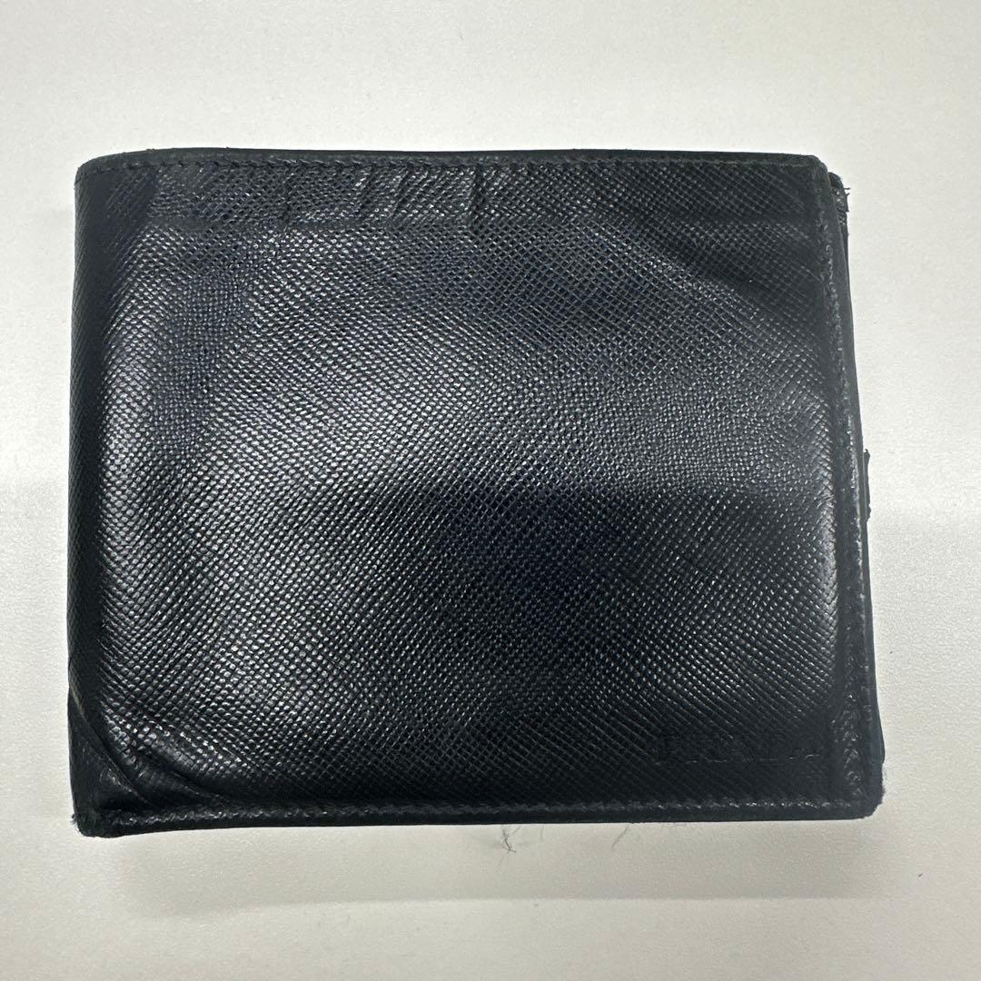 PRADA ブラック 二つ折り財布
