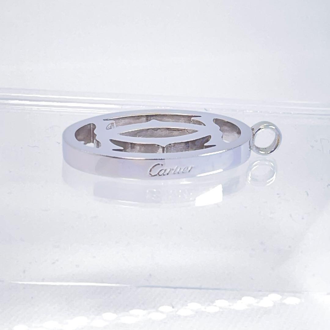 Cartier カルティエ　ネックレス　シルバー　ダブルC