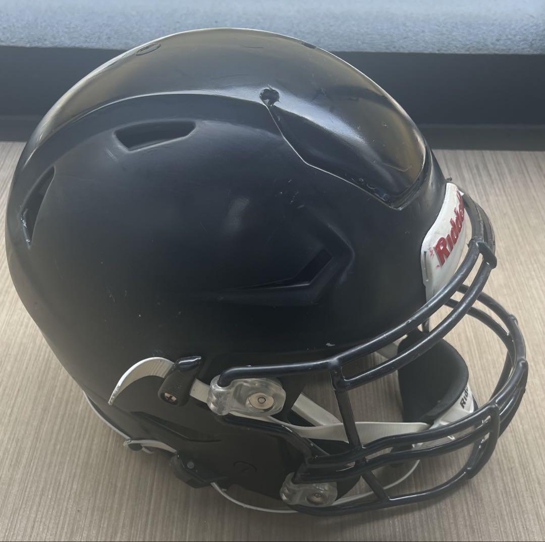 Riddell アメリカンフットボールヘルメット 黒 ヘルメット