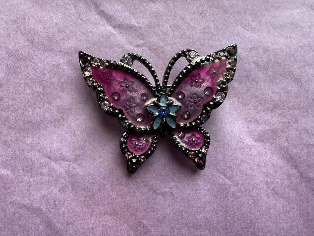 ANNA SUI 蝶 ブローチ