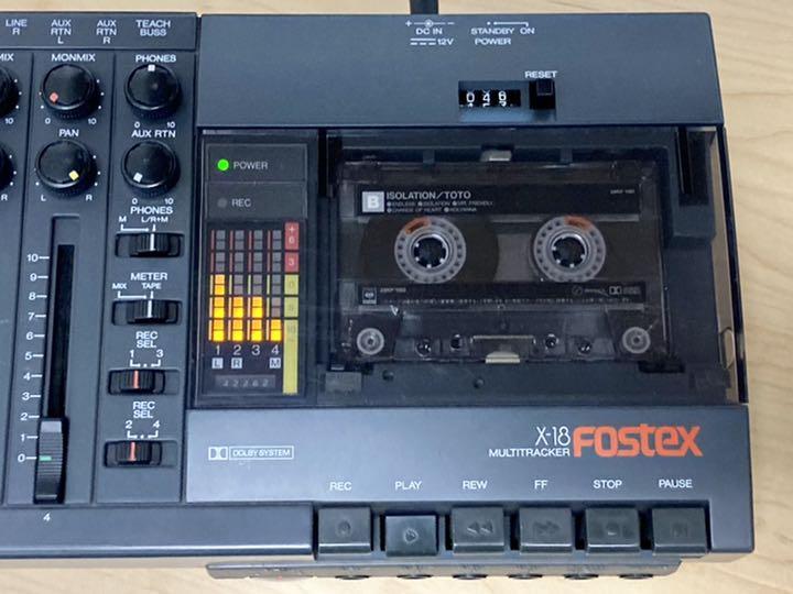Fostex X-18H マルチトラックレコーダー　動作確認　整備品 Fostex X-18H マルチトラックレコーダー 動作確認 整備品