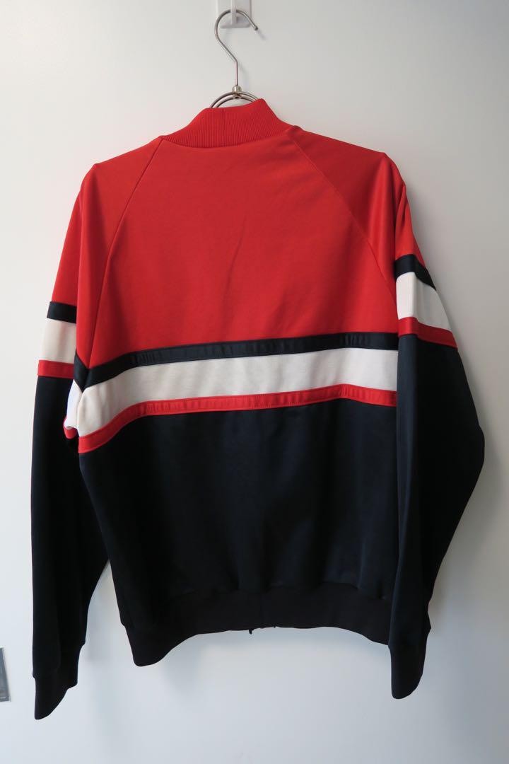 80s 90s adidas ジャージジャケット Lサイズ 赤黒