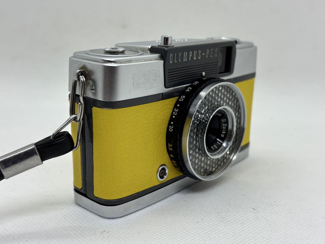 極上級 Olympus Pen EE ハーフサイズフィルムカメラ お洒落な黄色