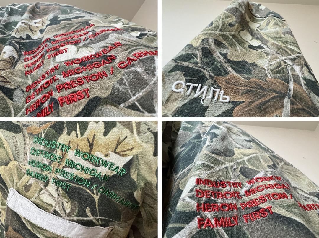 【美品】Carhartt × HERON PRESTON　コラボ Tee【XS】