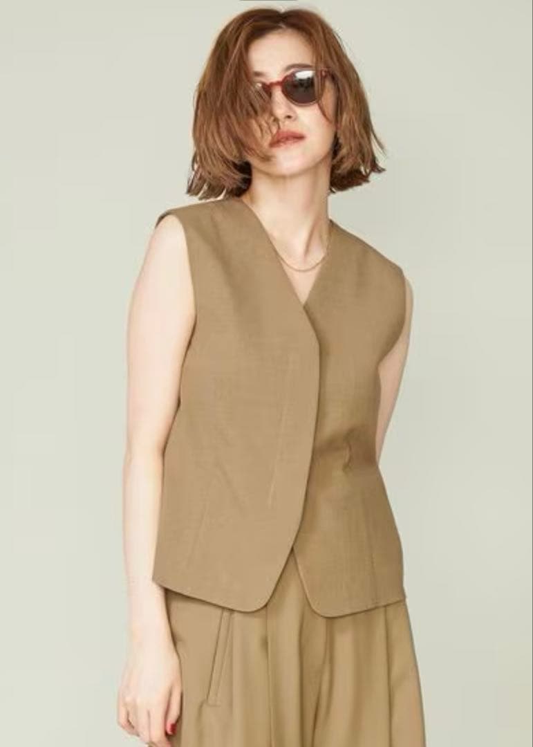 【大人気】conte/コンテ フライフロントジレ ブラック24aw ベスト ジレ 【大人気】conte/コンテ フライフロントジレ ブラック24aw ベスト ジレ