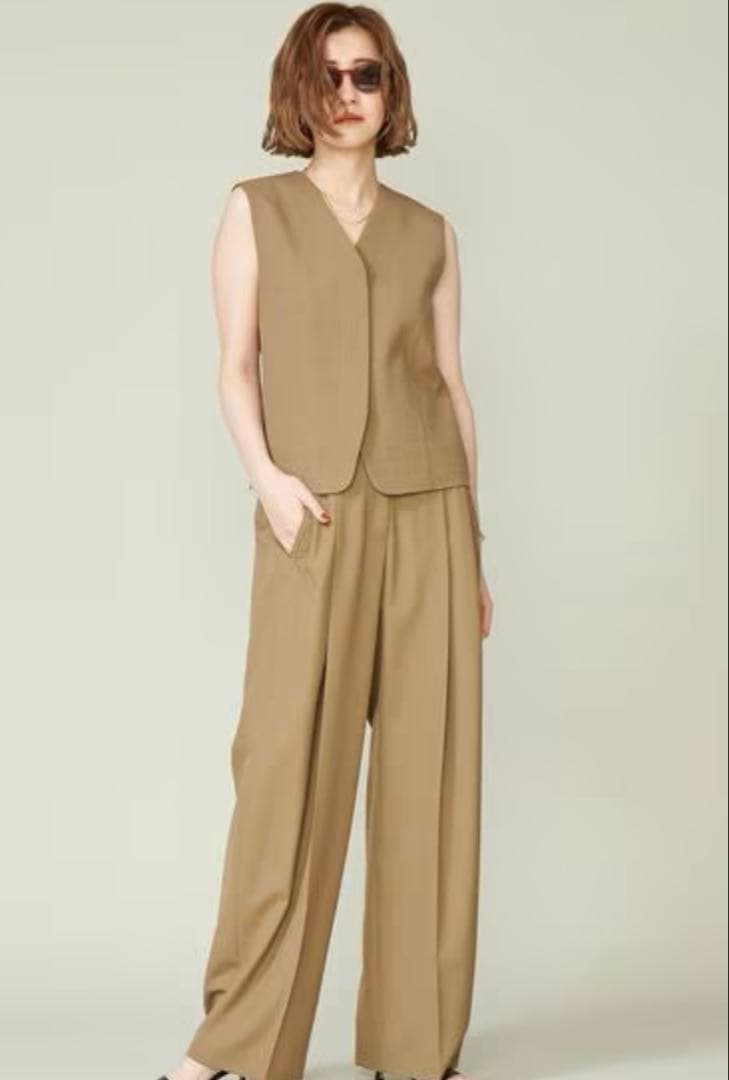 【大人気】conte/コンテ フライフロントジレ ブラック24aw ベスト ジレ 【大人気】conte/コンテ フライフロントジレ ブラック24aw ベスト ジレ