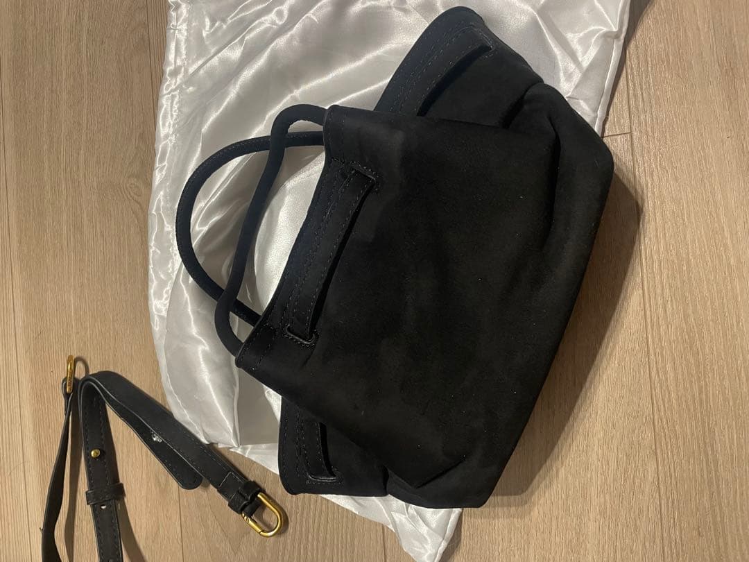 【JW PEI】HANA ミニフェイクスエードバッグ ブラック 【JW PEI】HANA ミニフェイクスエードバッグ ブラック