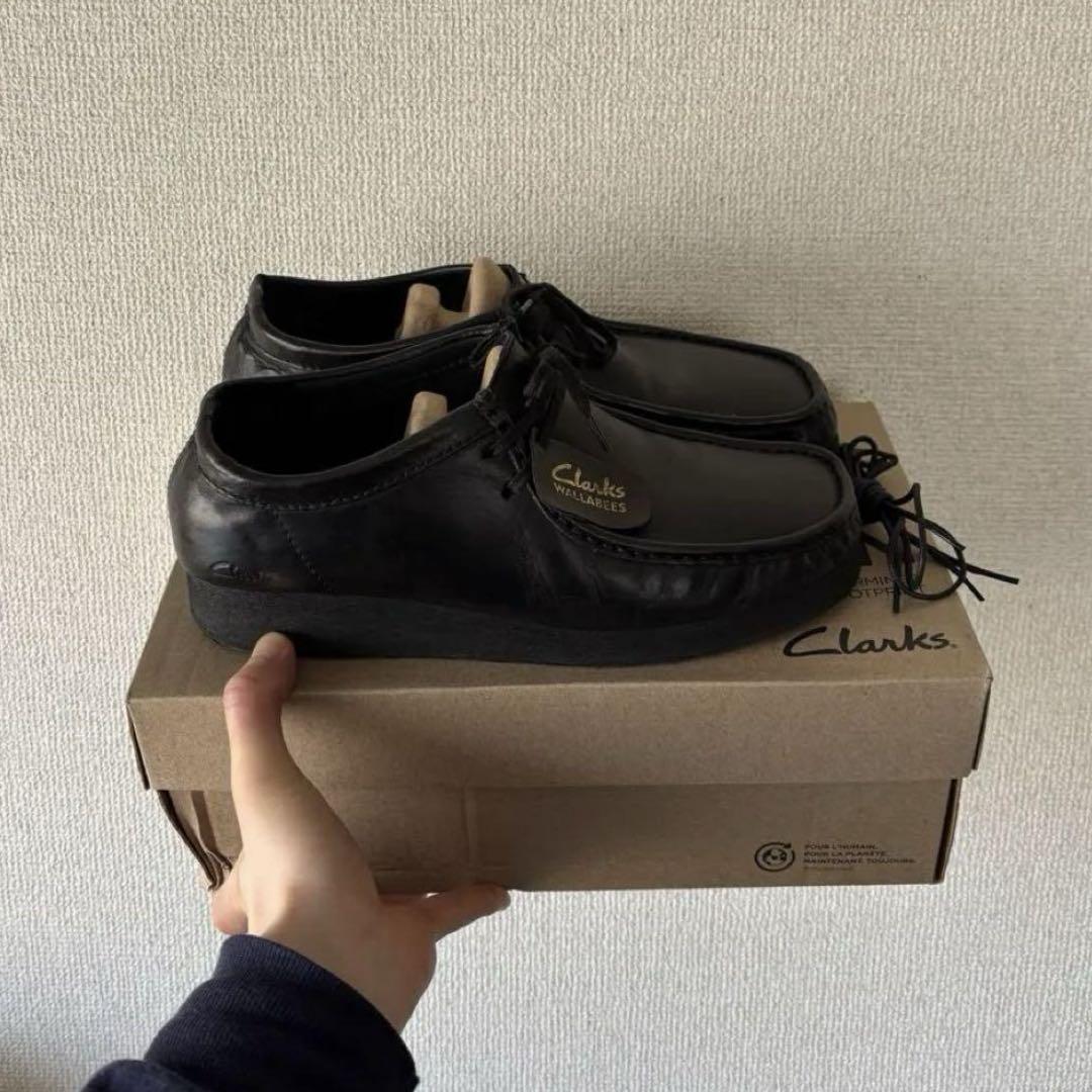 Clarks Wallabee2 クラークス　ワラビー　ブラック　レザー 革