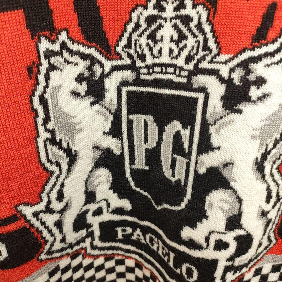 ☆30%割引☆PAGERO チェッカー柄 セーター　LL