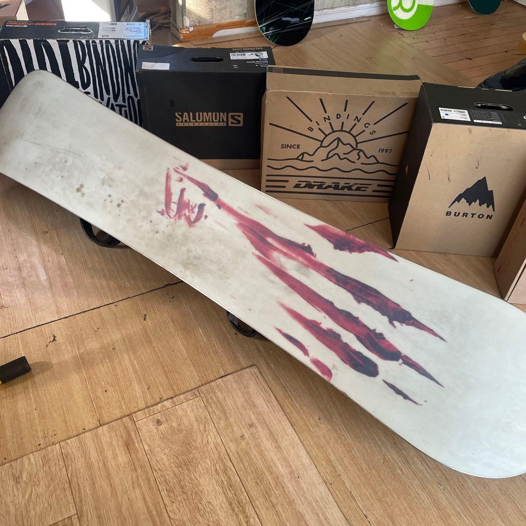 BURTON バートン最高峰スノーボードセット 最上位ウッドコアドラゴン