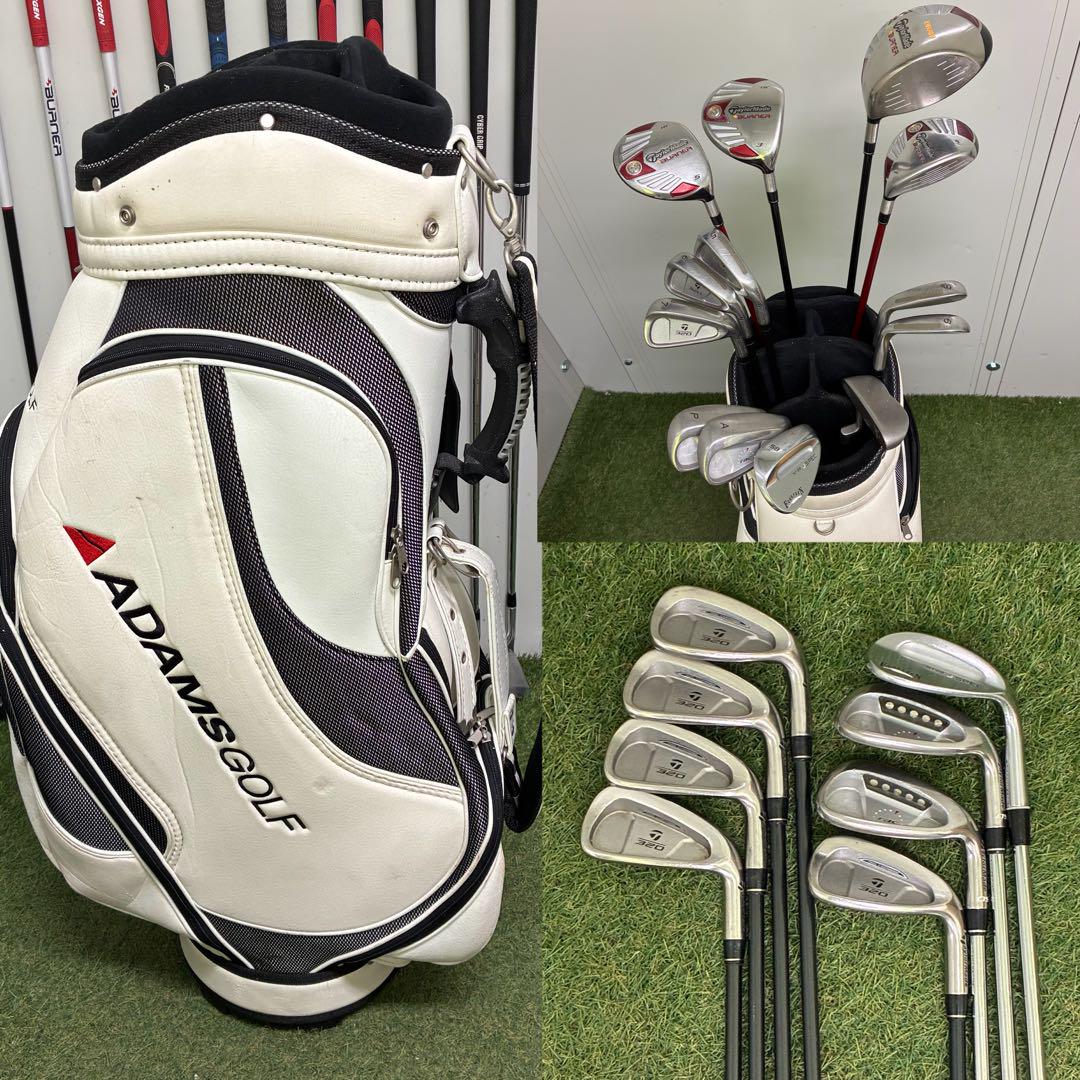 TaylorMade メンズ ゴルフクラブセット ゴルフクラブ ゴルフセット
