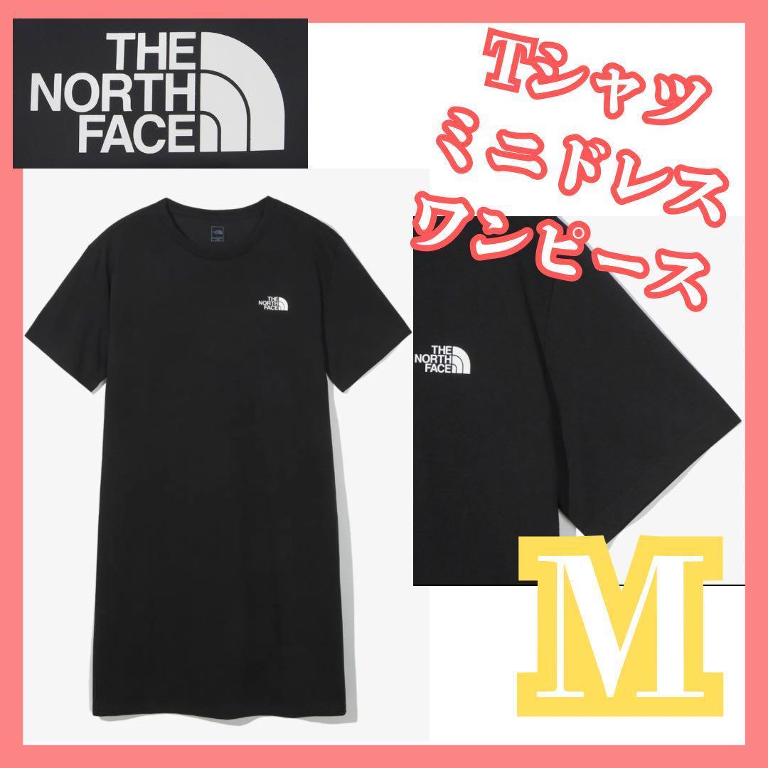 ノースフェイス　 Tシャツ　エッセンシャル　ミニ丈　ワンピース　ブラック M