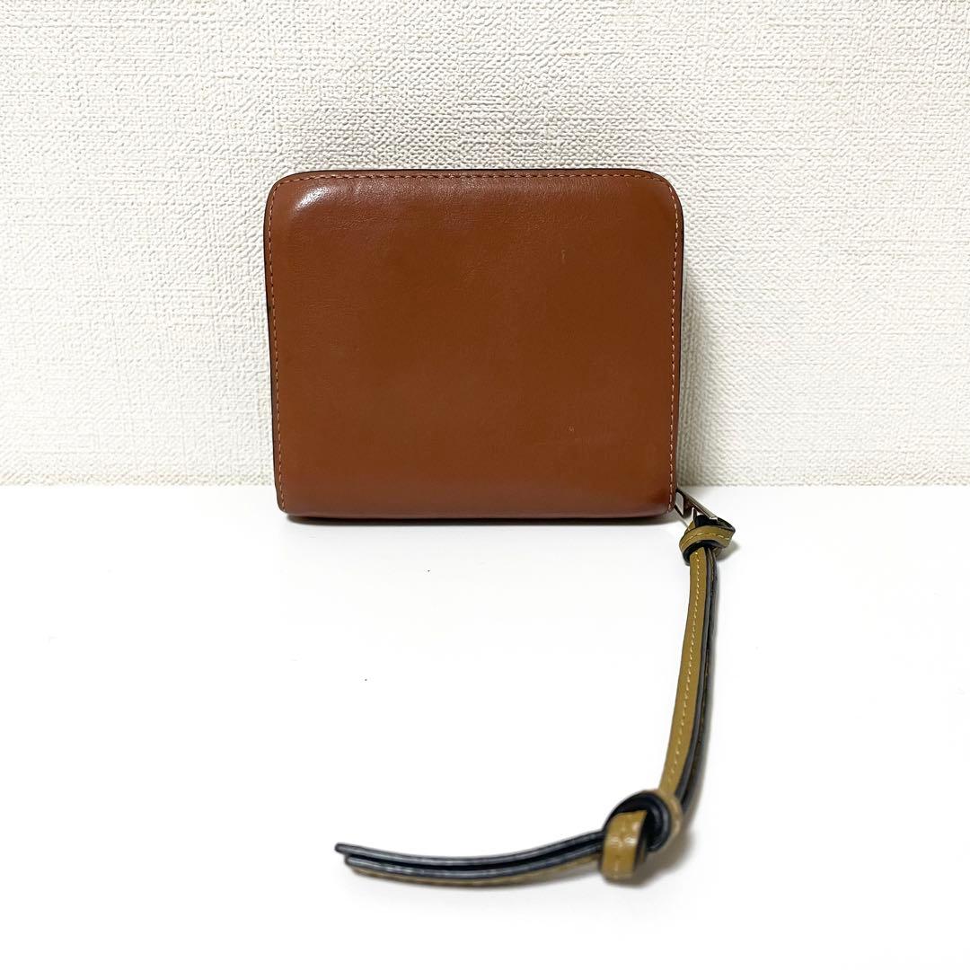 確実正規品 LOEWE アナグラム レザー ジップウォレット コインケース 確実正規品 LOEWE アナグラム レザー ジップウォレット コインケース