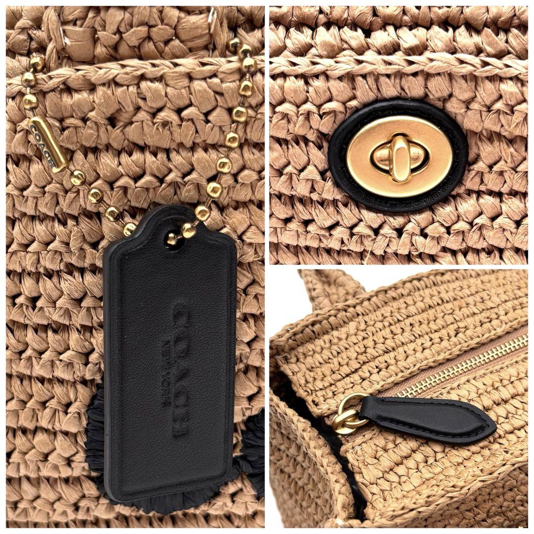 ✨25SS✨未使用級✨コーチ かごバッグ カーゴ トートバッグ 26