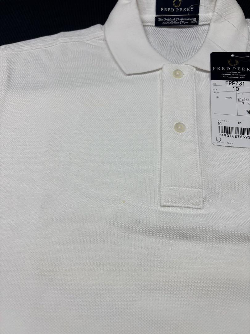 新品⭐︎難あり　FRED PERRY フレッドペリー ポロシャツ 半袖 ホワイト