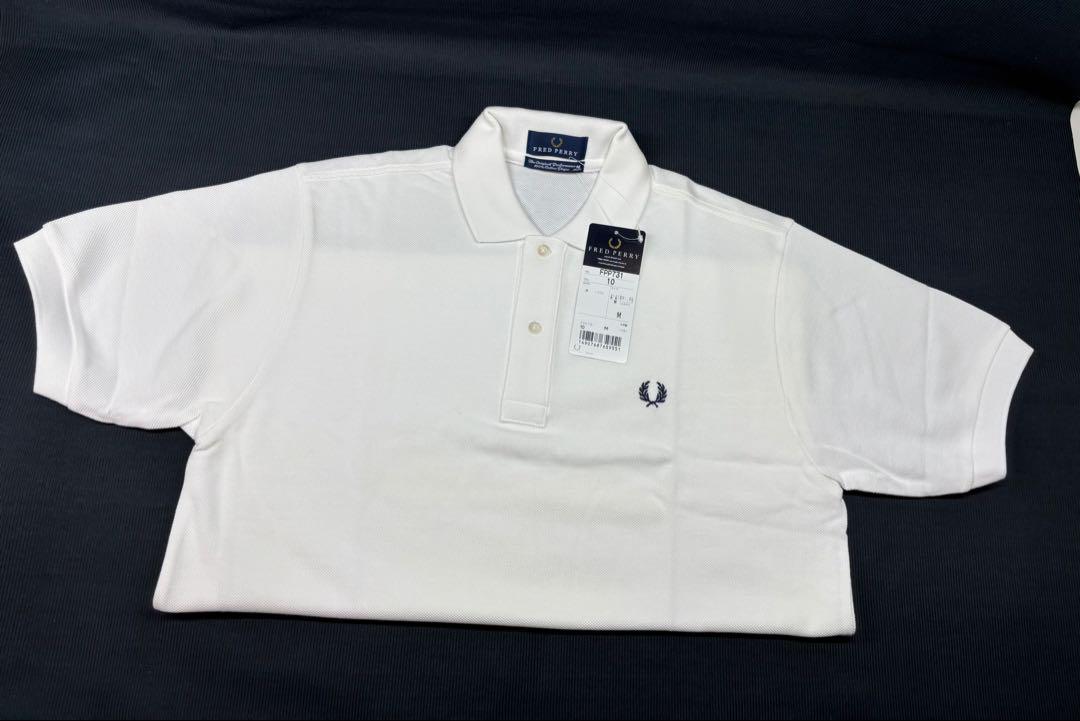 新品⭐︎難あり　FRED PERRY フレッドペリー ポロシャツ 半袖 ホワイト