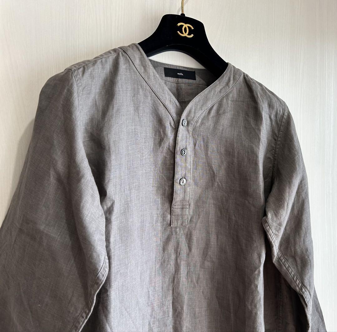 wafu リネントップス スリーピングシャツ 定価2.89万円