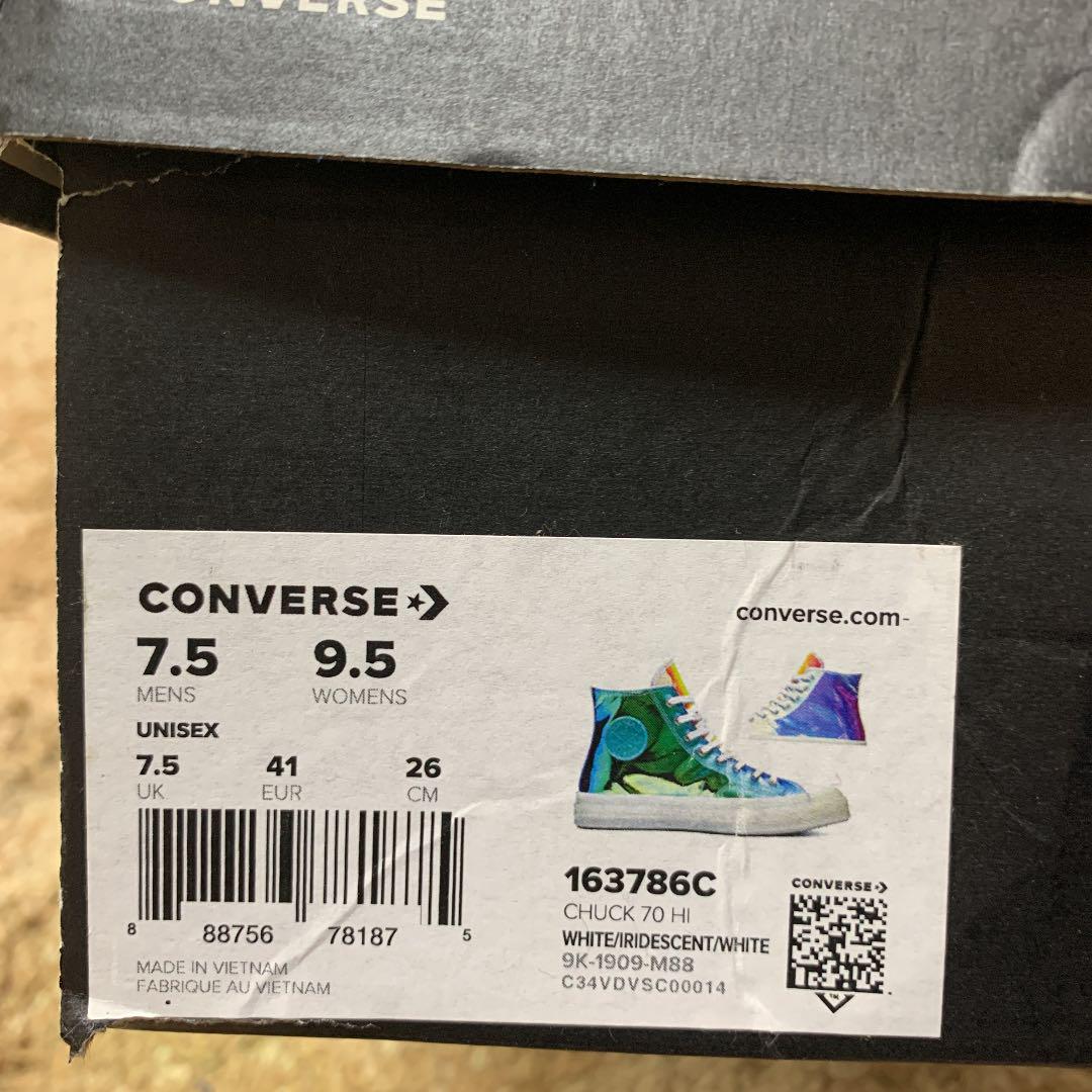しましたが 新品 CONVERSE IRIDESCENT CT70 HI 26 JEWEL W5hrj-m50066167643 コンバース