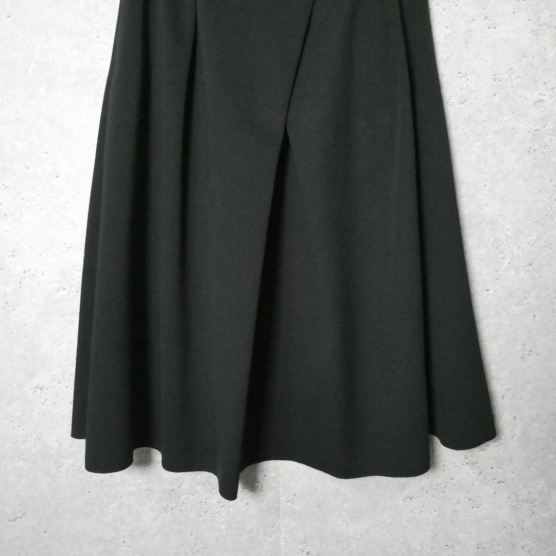 フォクシー Foxey New York 厚手タックフレアスカート 38