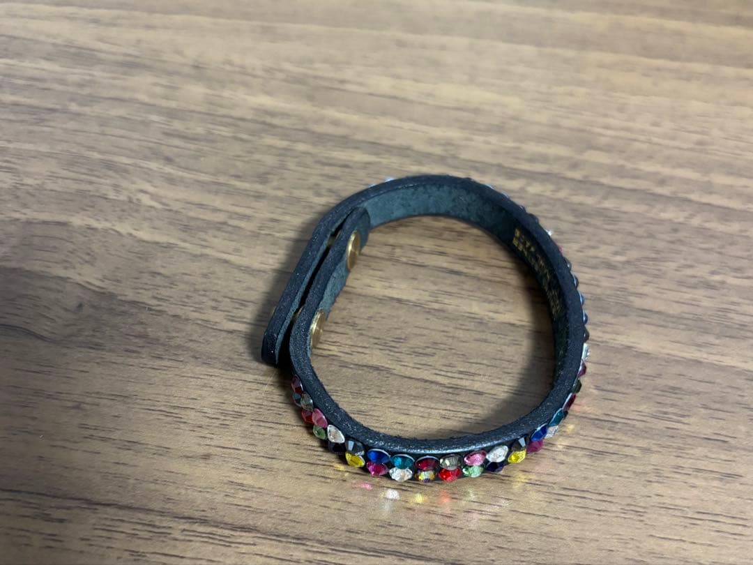 スワロフスキークリスタルブレスレット ブラック