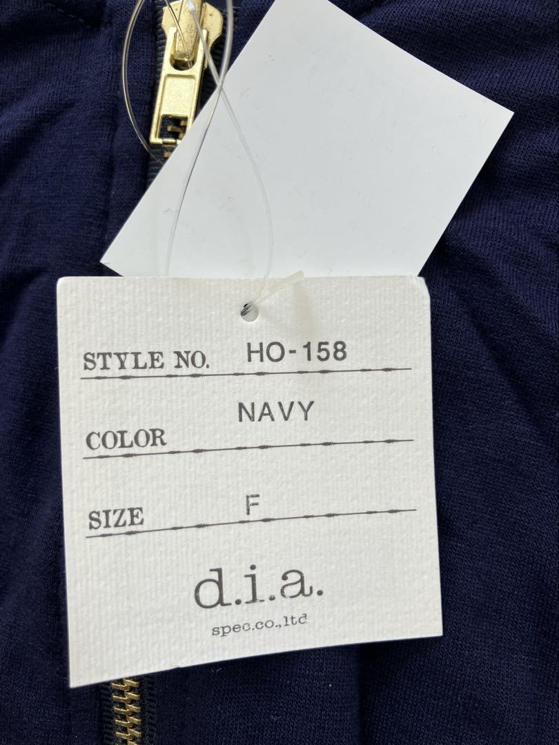 d.i.a. ネイビー 長袖 ミニワンピース F d.i.a. ネイビー 長袖 ミニワンピース F