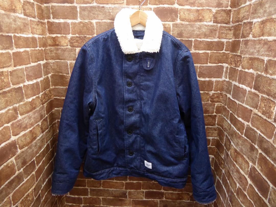 最大51%OFFクーポン WTAPS ダブルタップス デニム ボア ジャケット 保証付き A.P.C. Carhartt デニムボアジャケット Gジャン/デニムジャケット