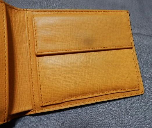 良美品　Dunhillベルグレイブ レザー二つ折り財布